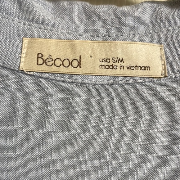 Be cool button down shirt, size S/M - Picture 2 of 4